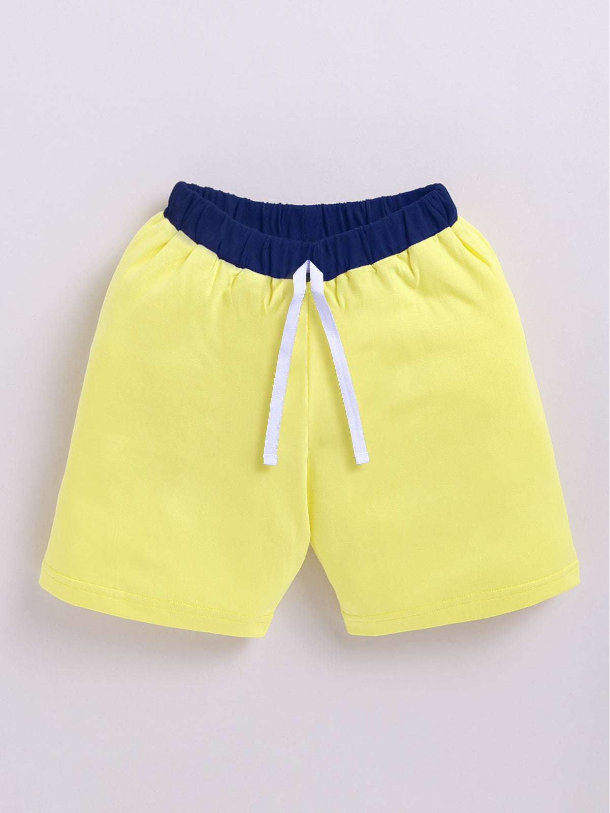 Boys Casual T-shirt Shorts  (YELLOW)