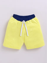Boys Casual T-shirt Shorts  (YELLOW)