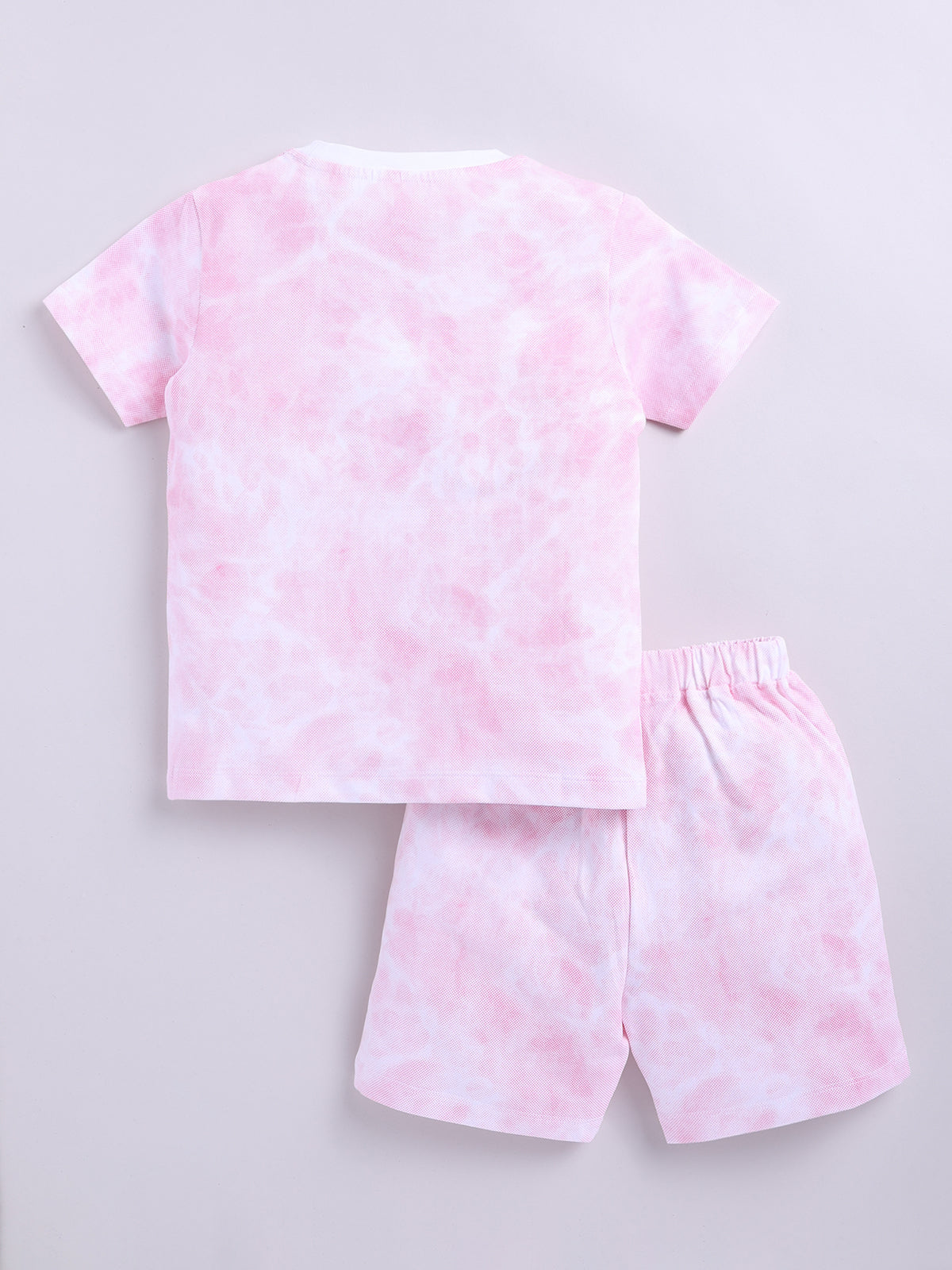Boys Casual T-shirt Shorts  (PINK)