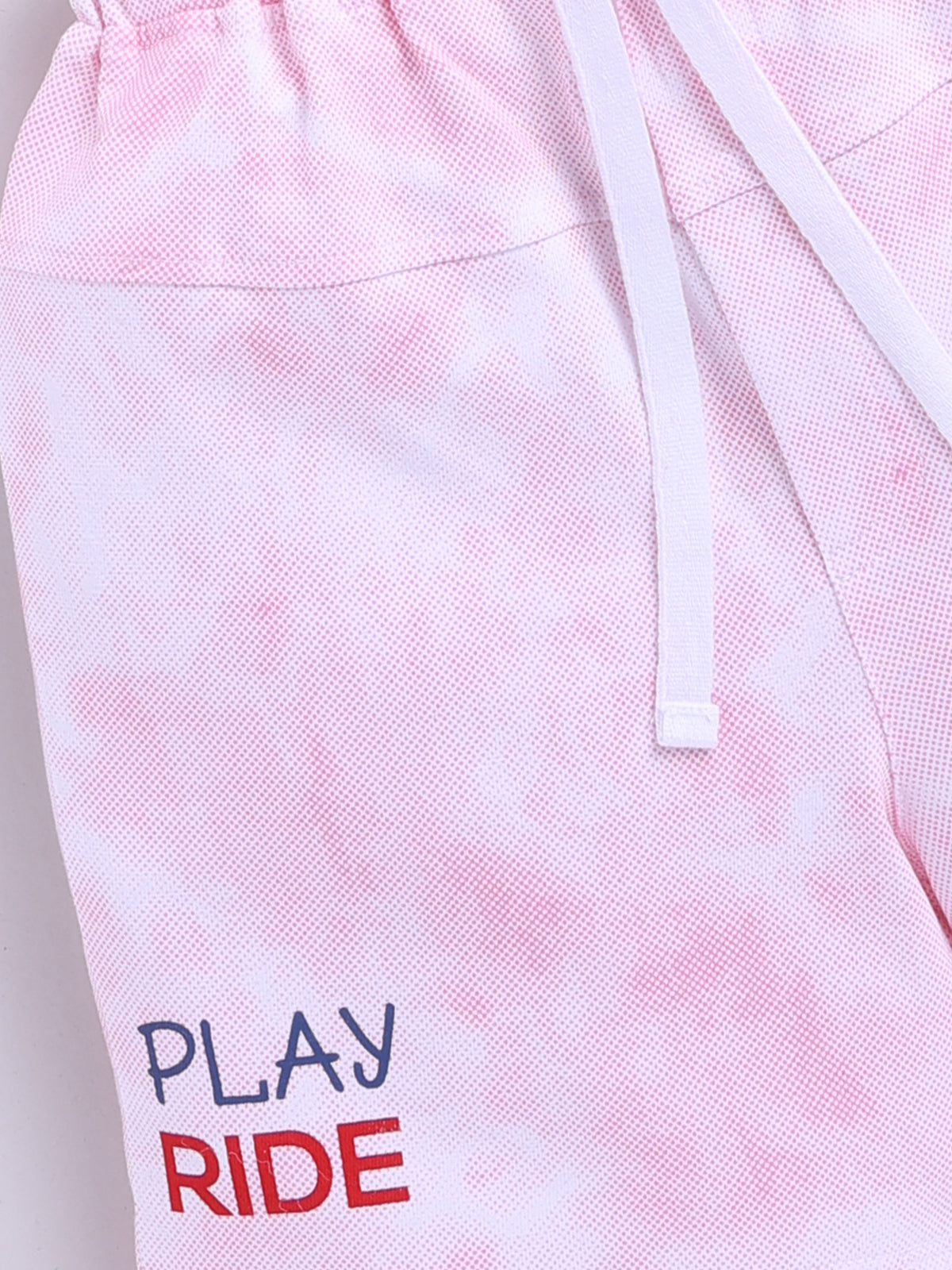 Boys Casual T-shirt Shorts  (PINK)