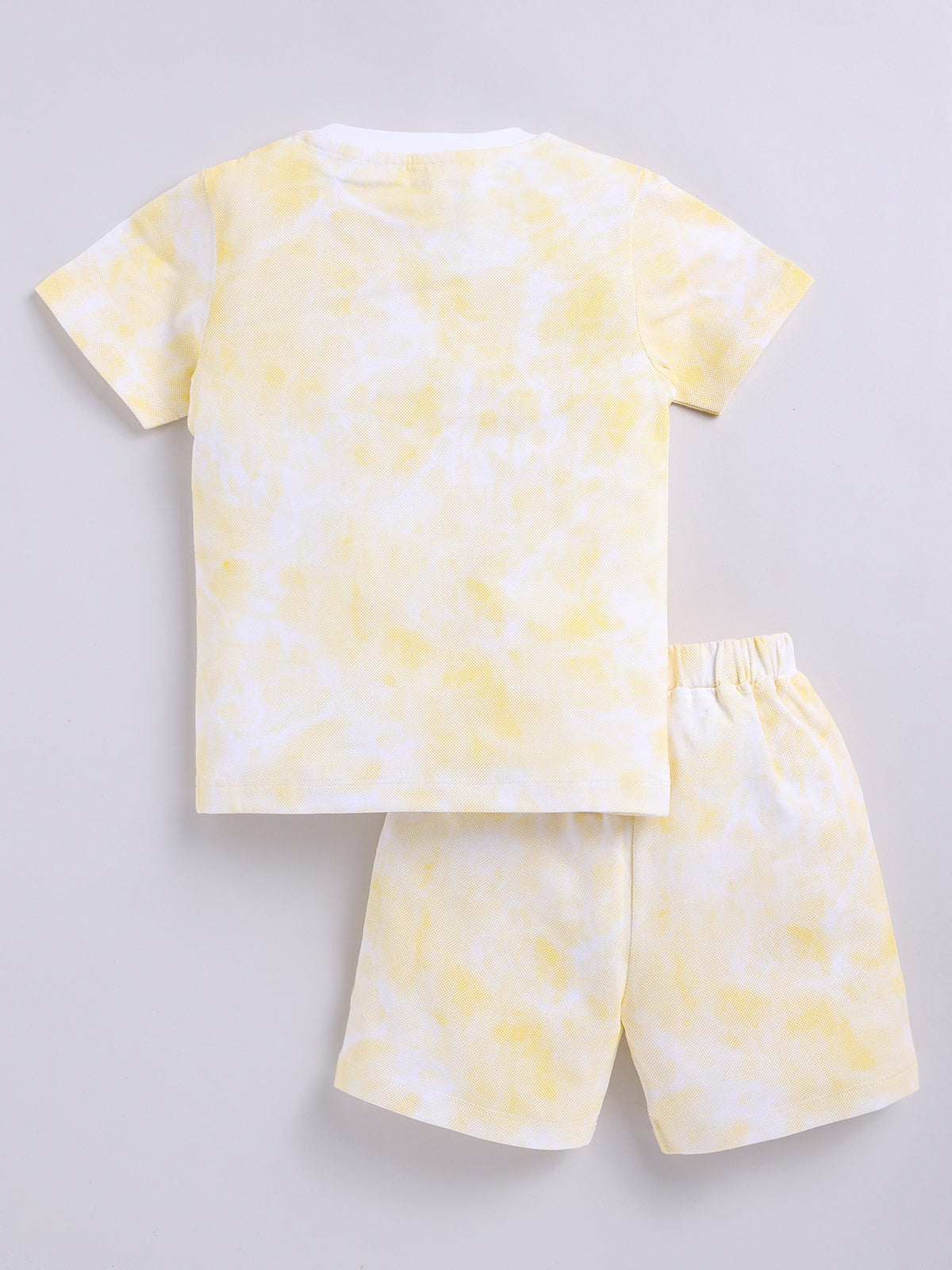 Boys Casual T-shirt Shorts  (YELLOW)