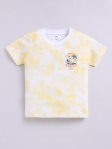 Boys Casual T-shirt Shorts  (YELLOW)