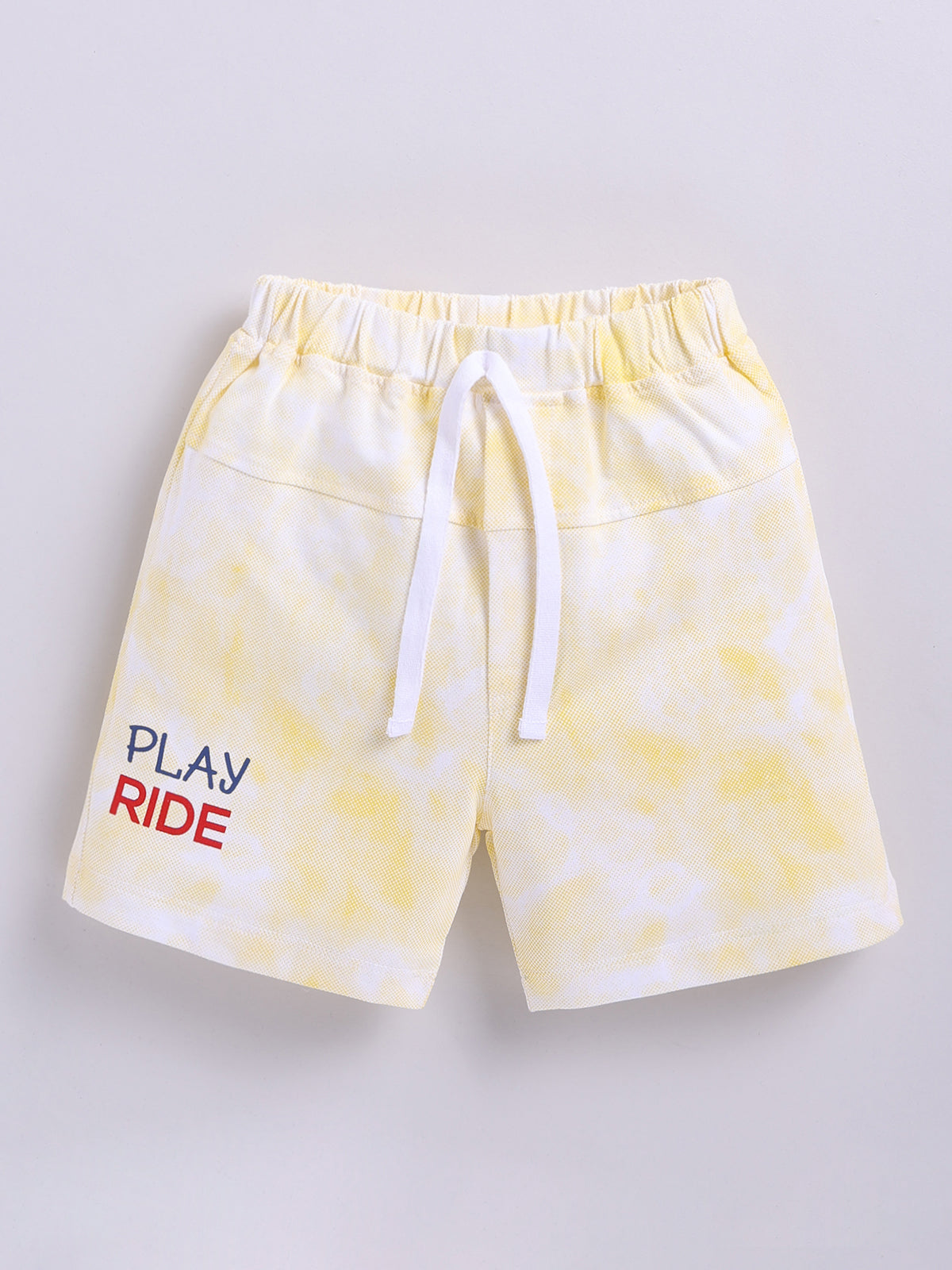 Boys Casual T-shirt Shorts  (YELLOW)