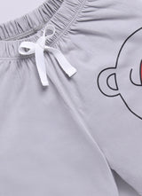 Baby Boys Casual T-shirt Shorts  (RED MELANGE)