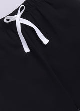 Baby Boys Casual T-shirt Shorts  (CREAM BLACK)