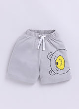 Baby Boys Casual T-shirt Shorts  (YELLOW MELANGE)