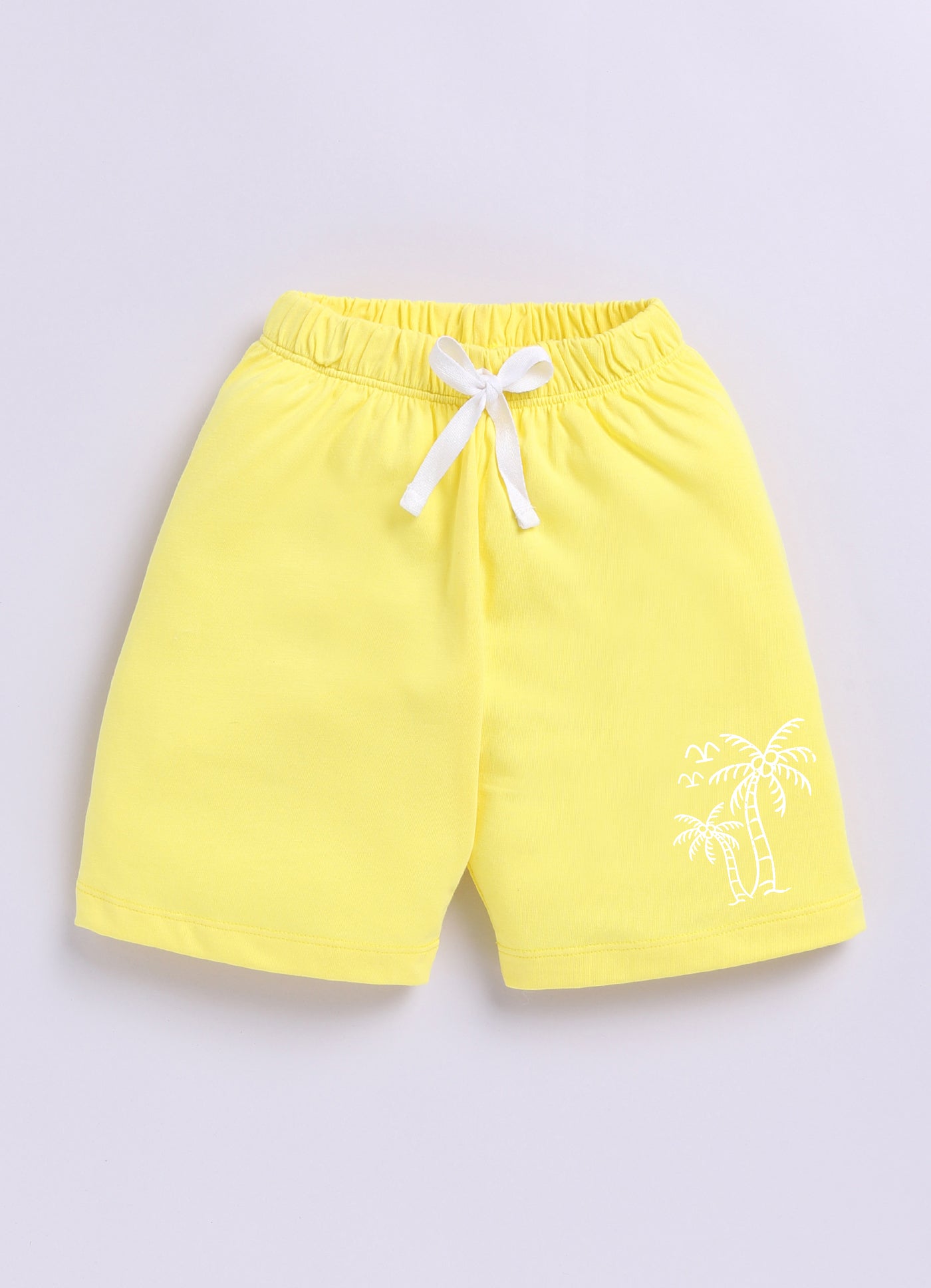 Baby Boys Casual T-shirt Shorts  (SKY YELLOW)