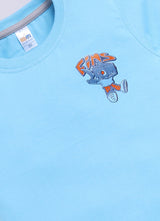 Baby Boys Casual T-shirt Shorts  (SKU BLUE)