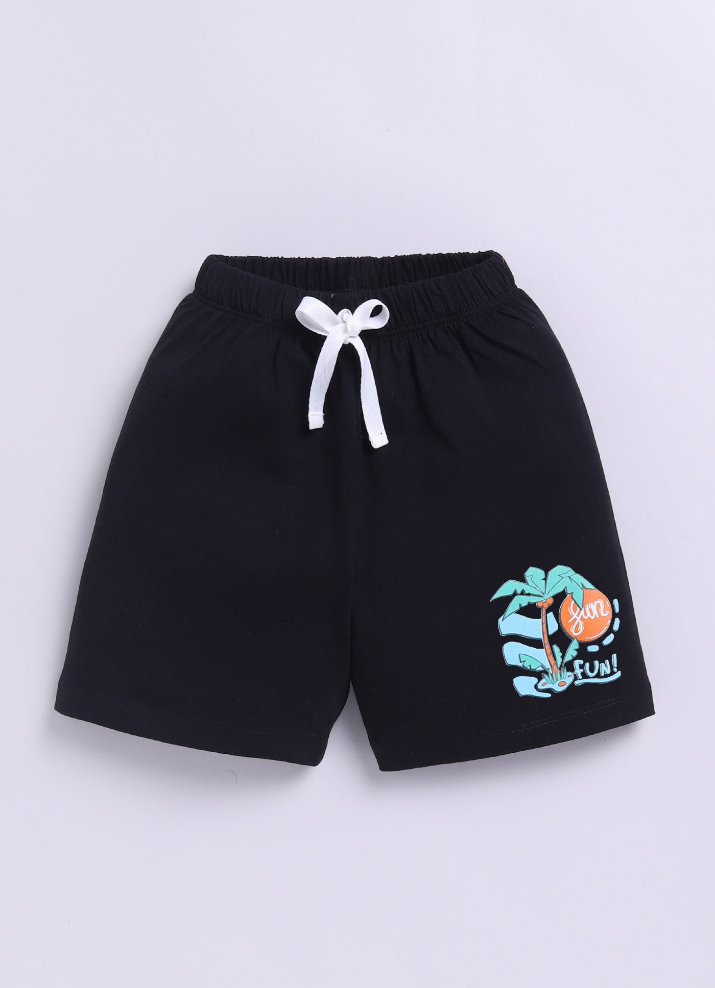 Baby Boys Casual T-shirt Shorts  (GREEN BLACK)