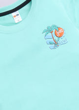 Baby Boys Casual T-shirt Shorts  (GREEN BLACK)