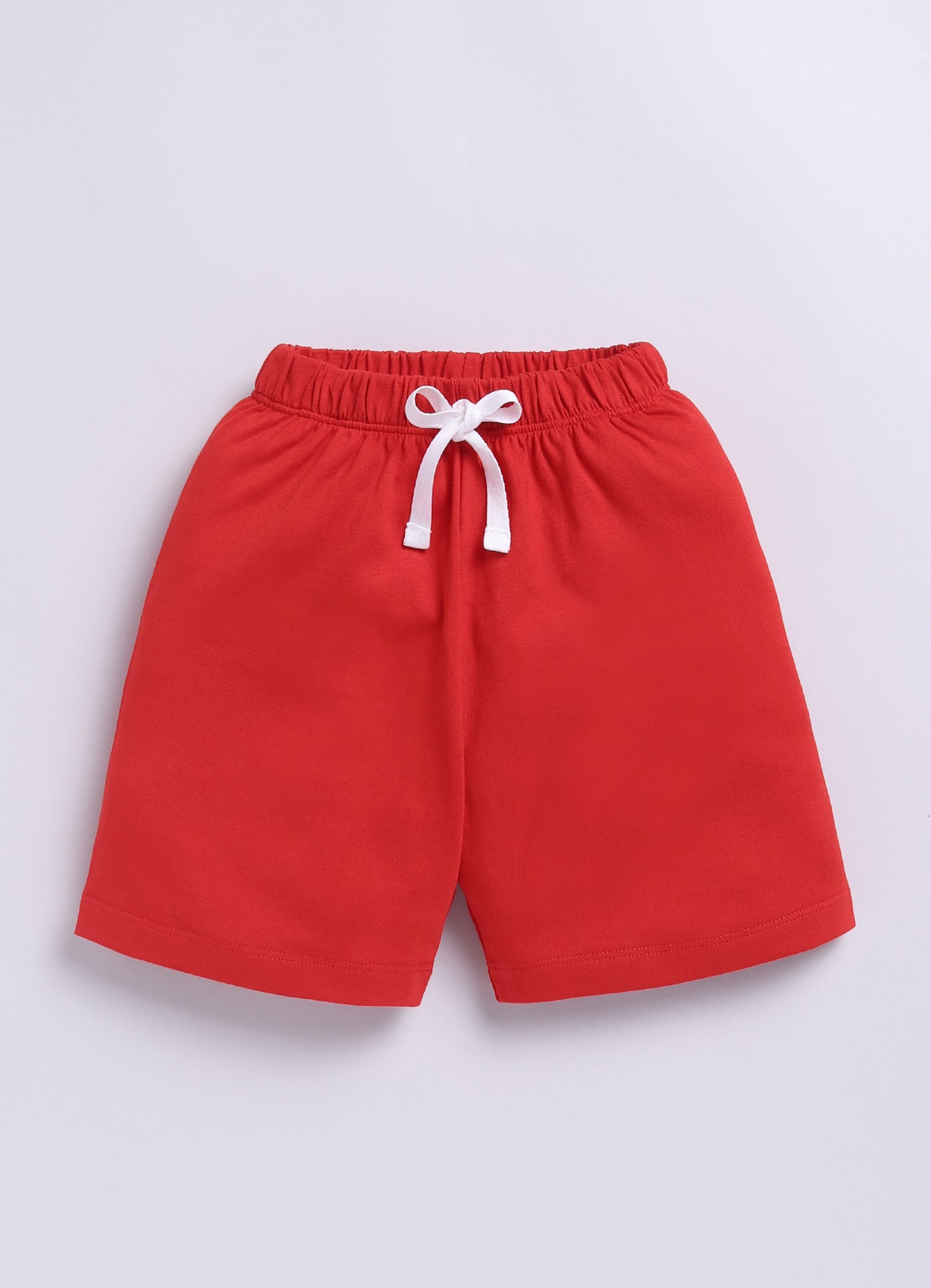 Baby Boys Casual T-shirt Shorts  (RED)