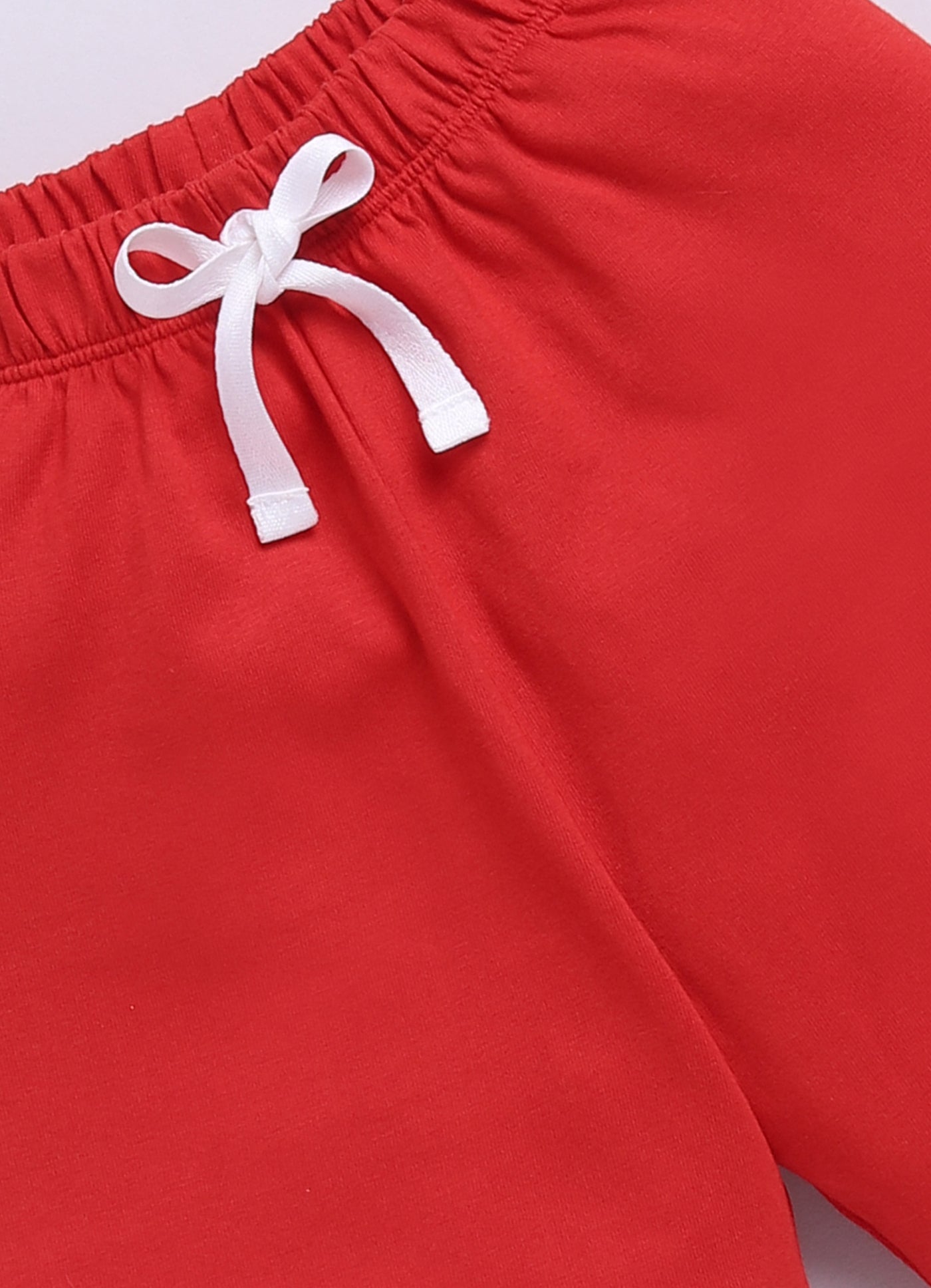 Baby Boys Casual T-shirt Shorts  (RED)