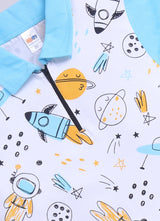 Baby Boys Casual T-shirt Shorts  (SKY)