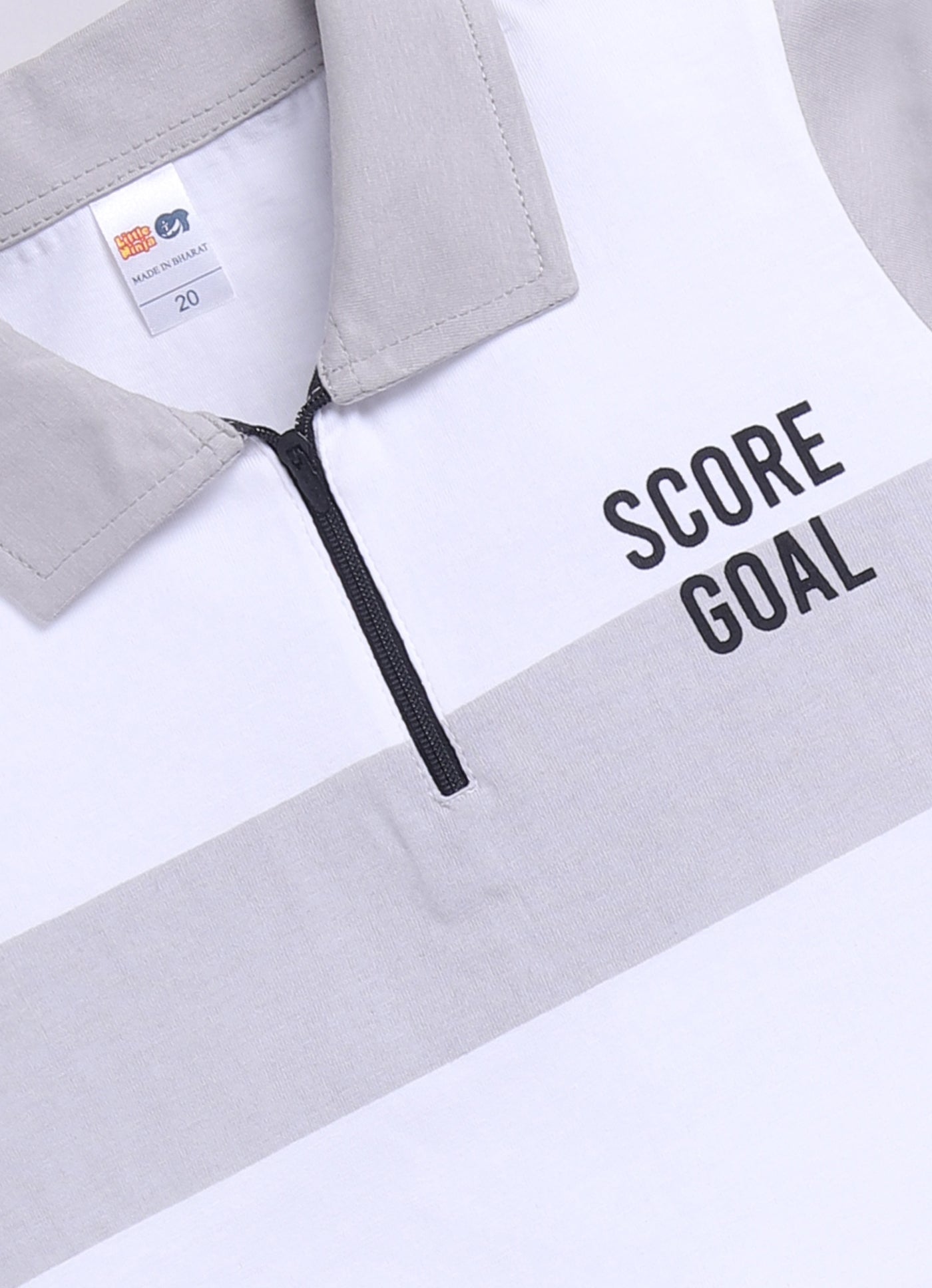 Baby Boys Casual T-shirt Shorts  (GREY)