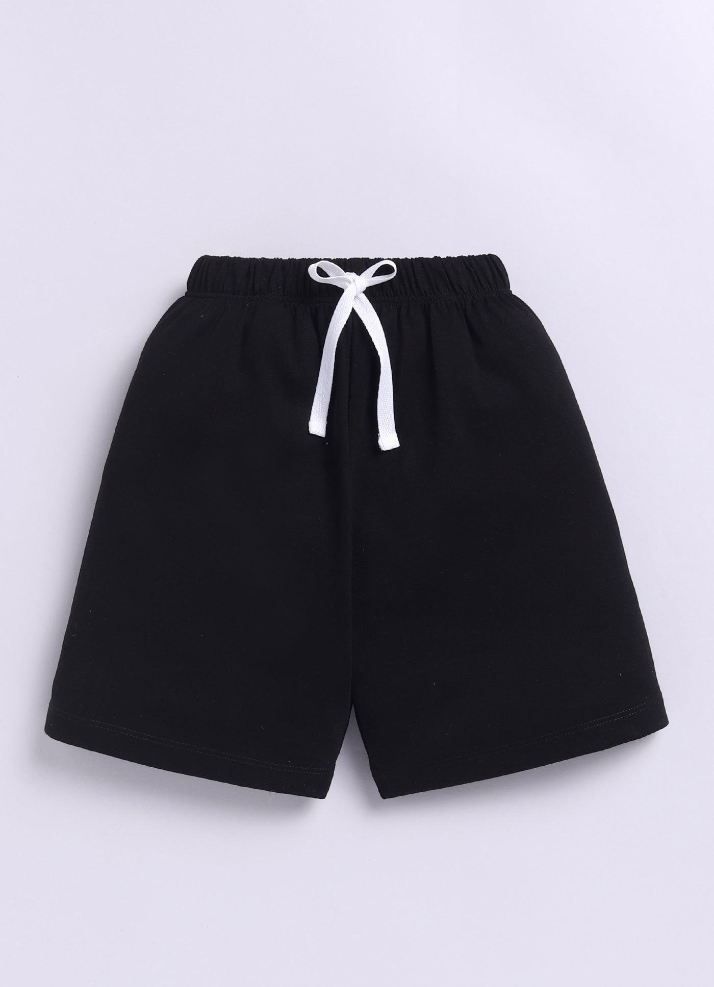 Baby Boys Casual T-shirt Shorts  (BLACK)