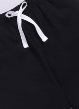 Baby Boys Casual T-shirt Shorts  (BLACK)