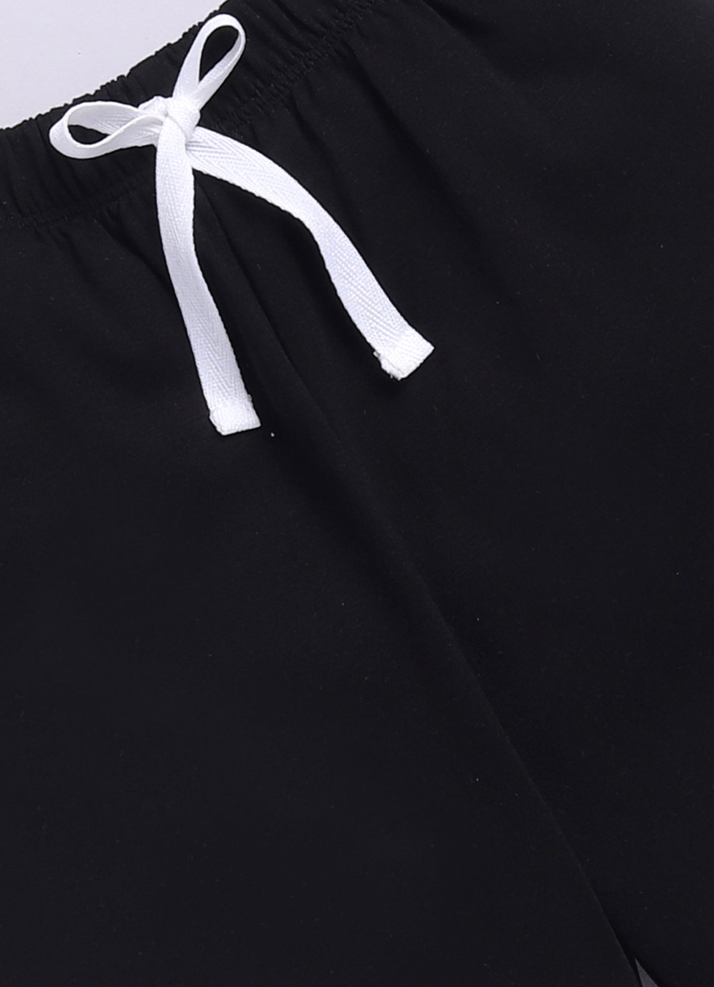 Baby Boys Casual T-shirt Shorts  (BLACK)