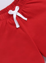 Baby Boys Casual T-shirt Shorts  (GREEN RED)