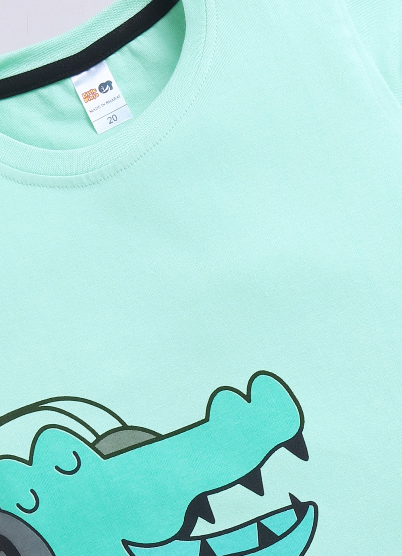 Baby Boys Casual T-shirt Shorts  (GREEN)