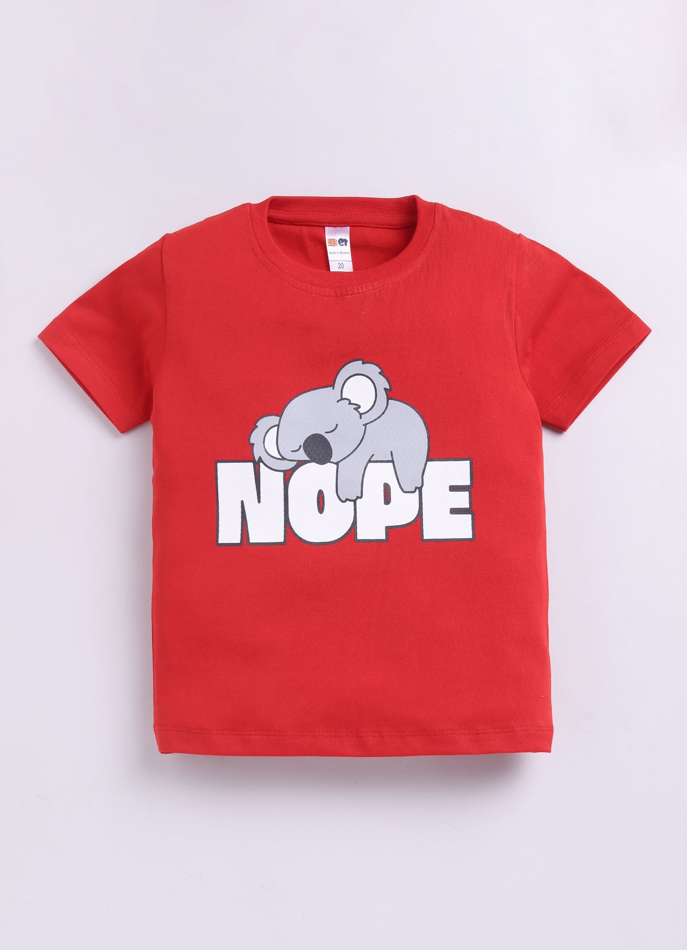 Baby Boys Casual T-shirt Shorts  (RED ALL)