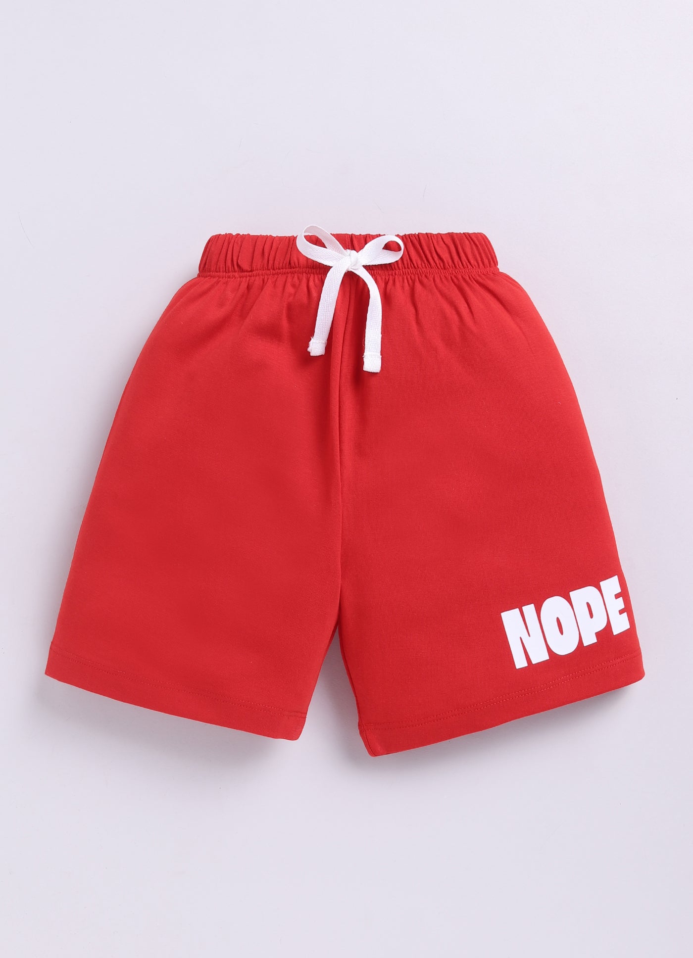 Baby Boys Casual T-shirt Shorts  (RED ALL)