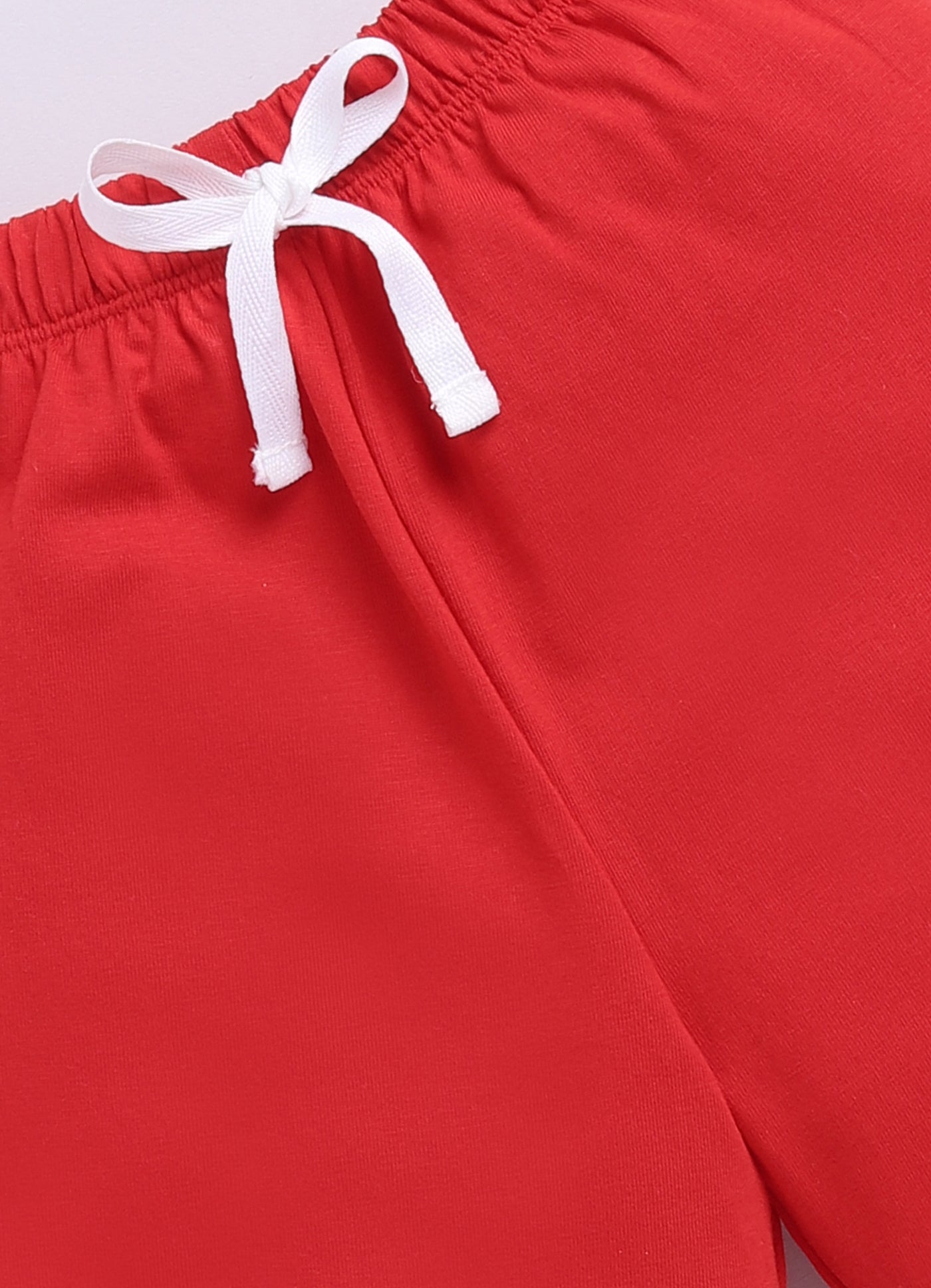 Baby Boys Casual T-shirt Shorts  (RED ALL)