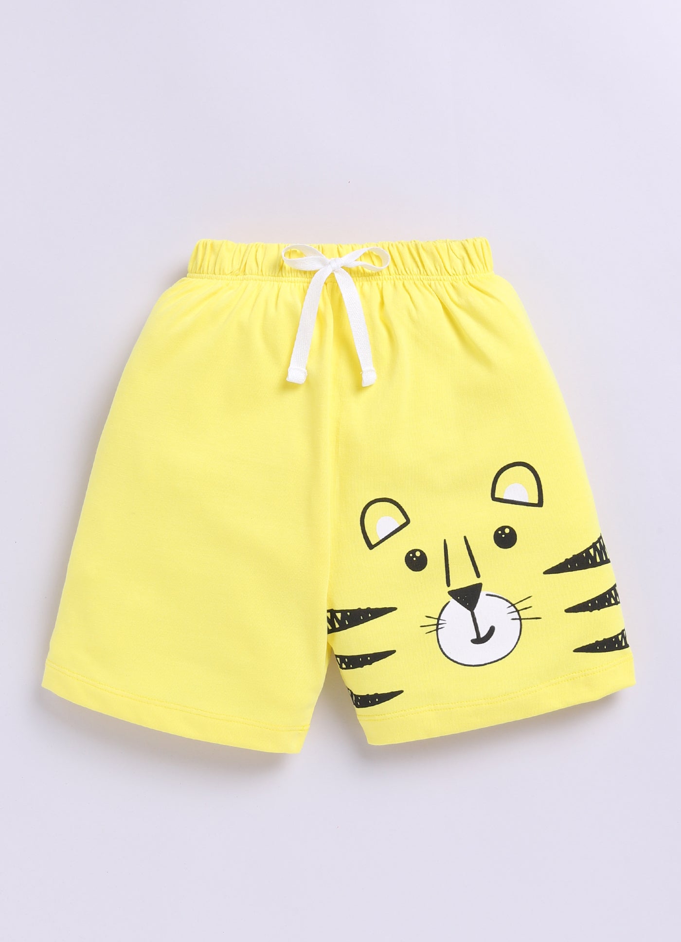 Baby Boys Casual T-shirt Shorts  (YELLOW)