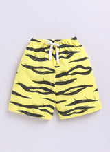 Baby Boys Casual T-shirt Shorts  (CREAM)