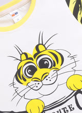 Baby Boys Casual T-shirt Shorts  (CREAM)