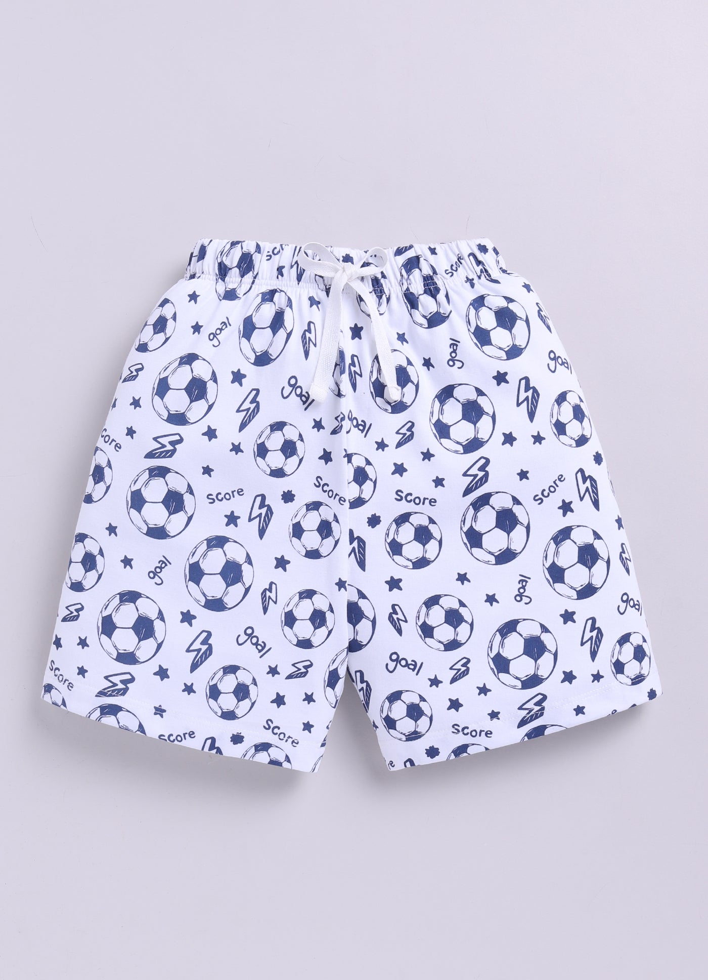 Baby Boys Casual T-shirt Shorts  (RED WHITE)