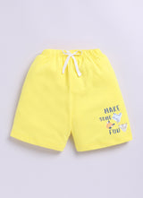 Baby Boys Casual T-shirt Shorts  (Multi)