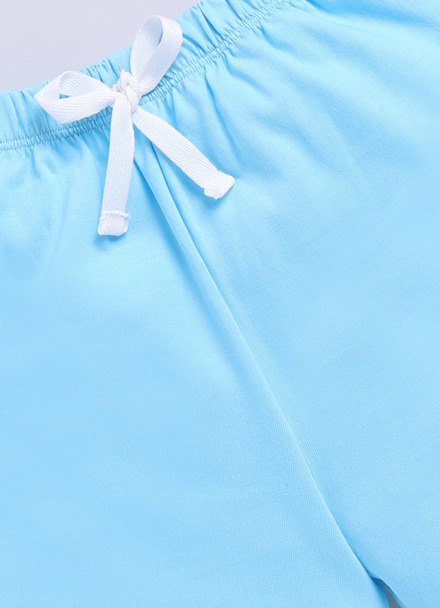 Baby Boys Casual T-shirt Shorts  (WHITE SKY)