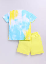 Baby Boys Casual T-shirt Shorts  (MULTI ALL)
