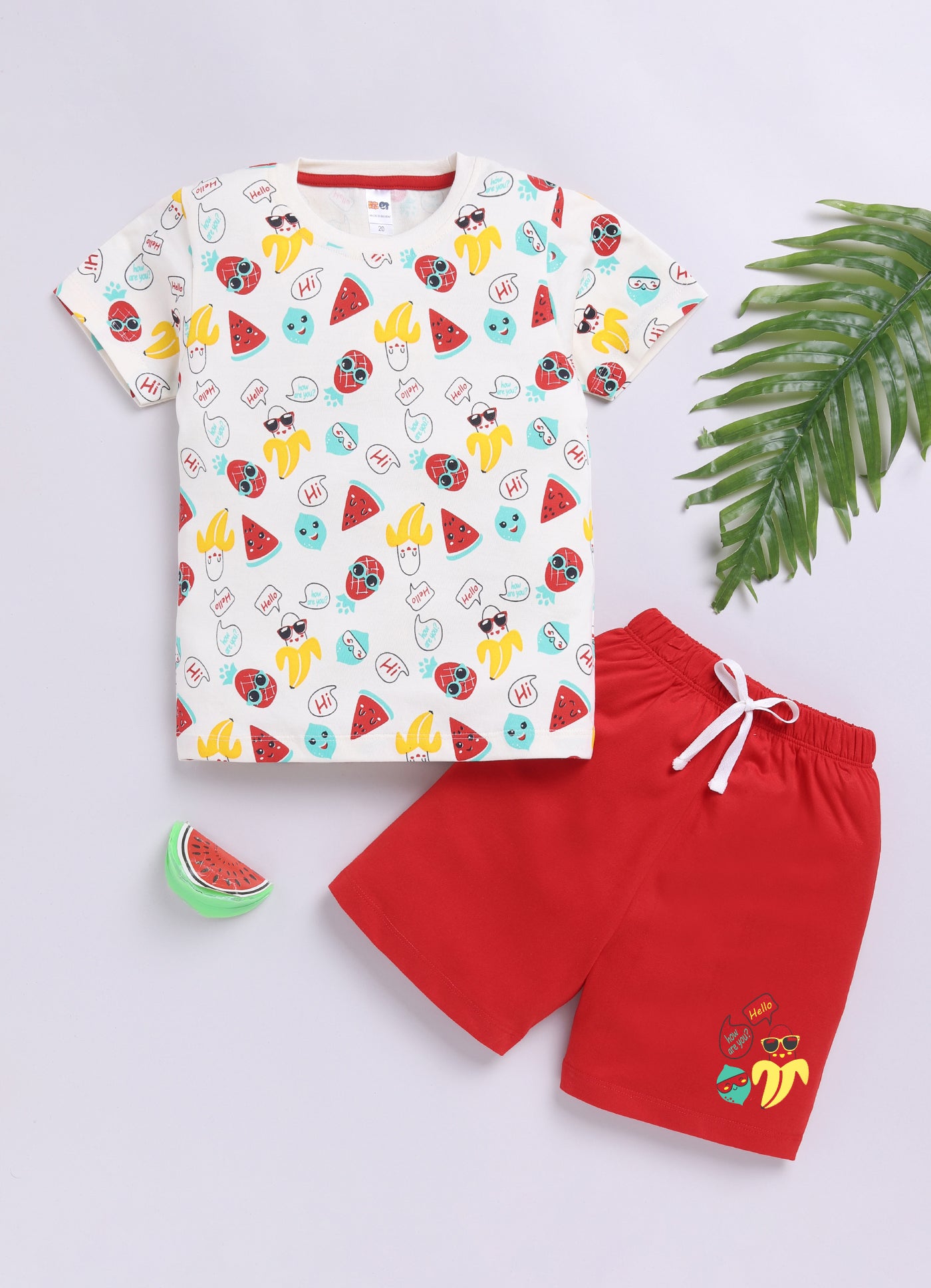 Baby Boys Casual T-shirt Shorts  (MULTI ALL 2)