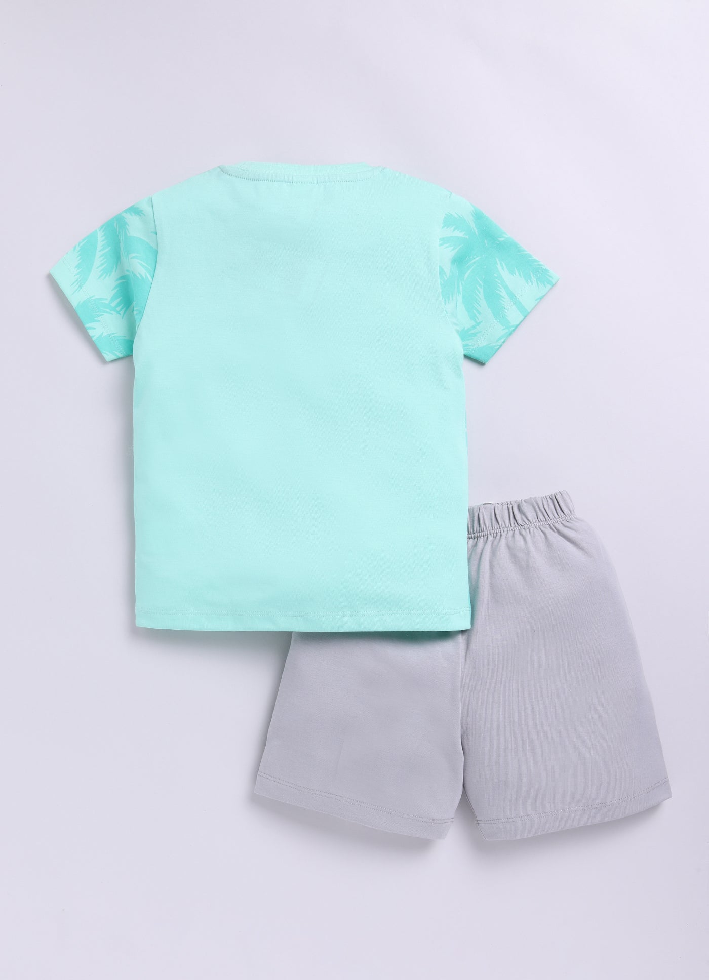 Baby Boys Casual T-shirt Shorts  (GREEN)