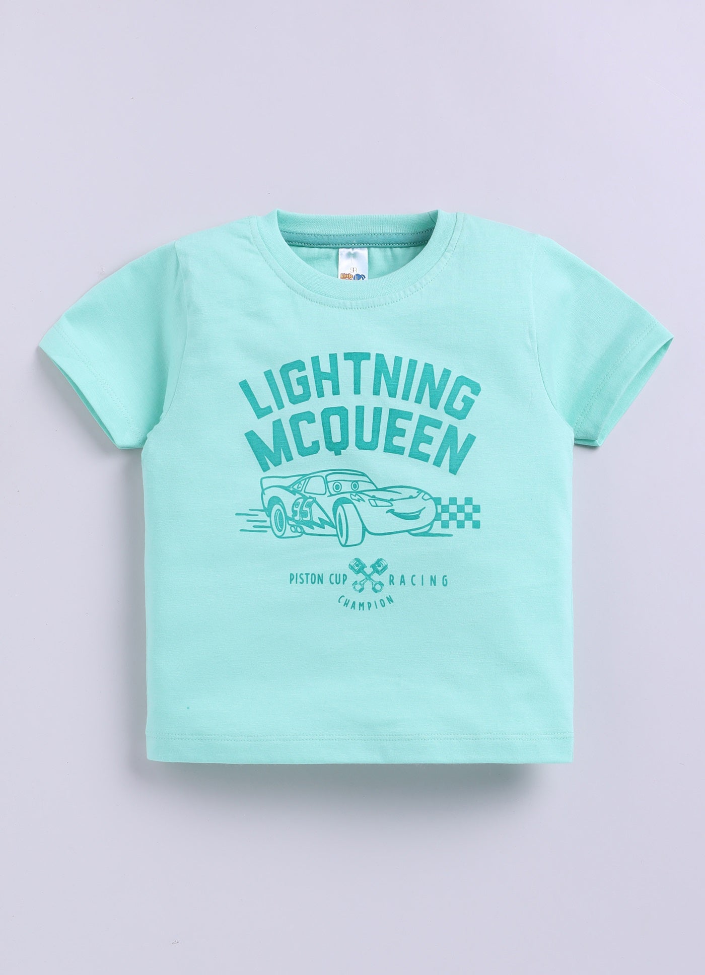 Baby Boys Casual T-shirt Shorts  (SEA GREEN)