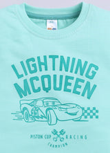 Baby Boys Casual T-shirt Shorts  (SEA GREEN)