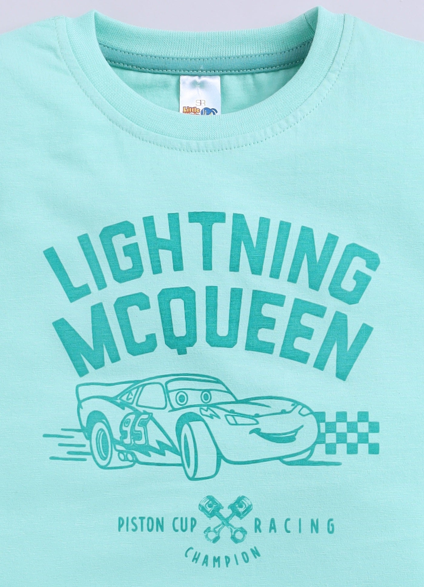 Baby Boys Casual T-shirt Shorts  (SEA GREEN)