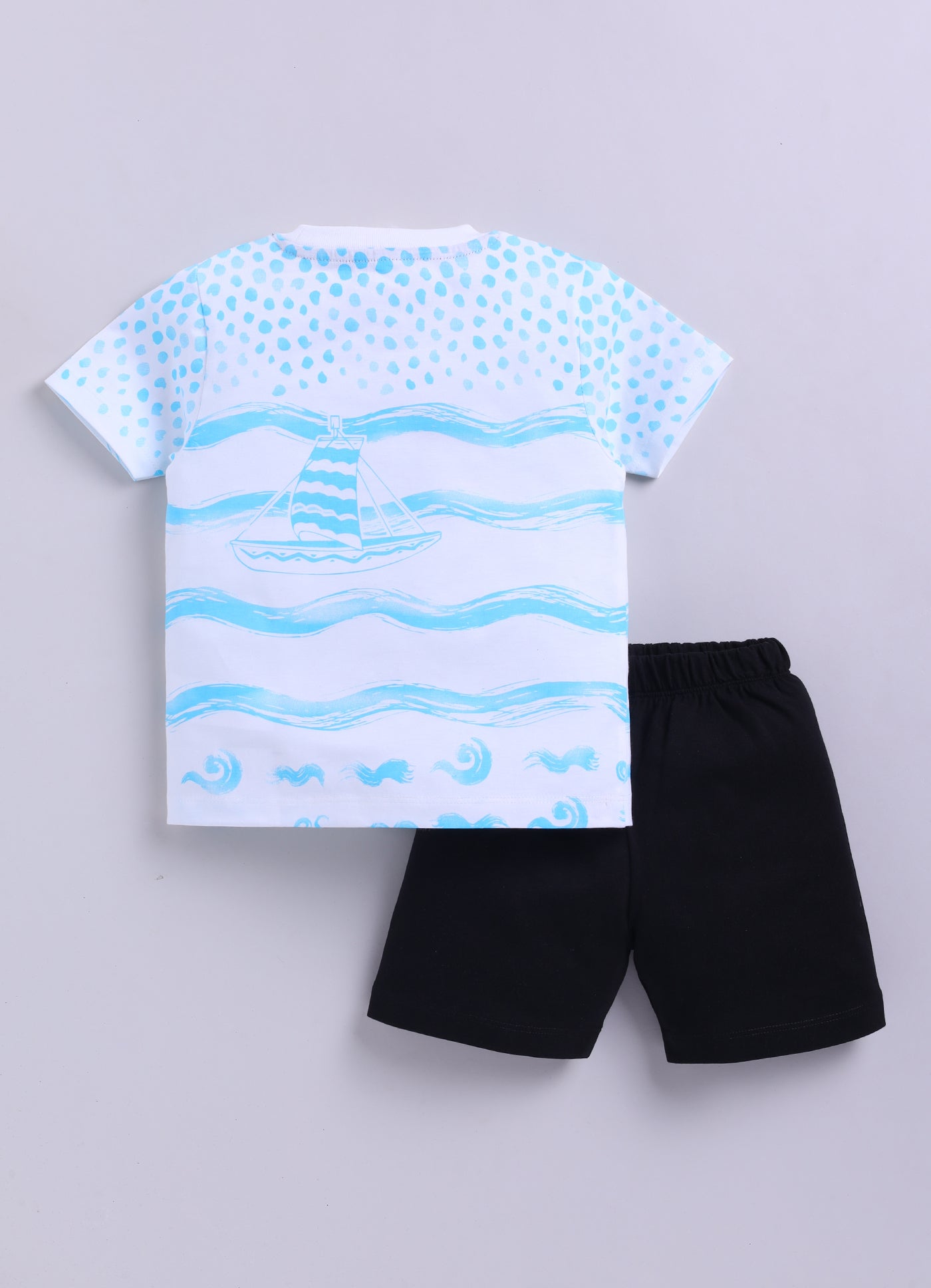 Baby Boys Casual T-shirt Shorts  (MULTI)