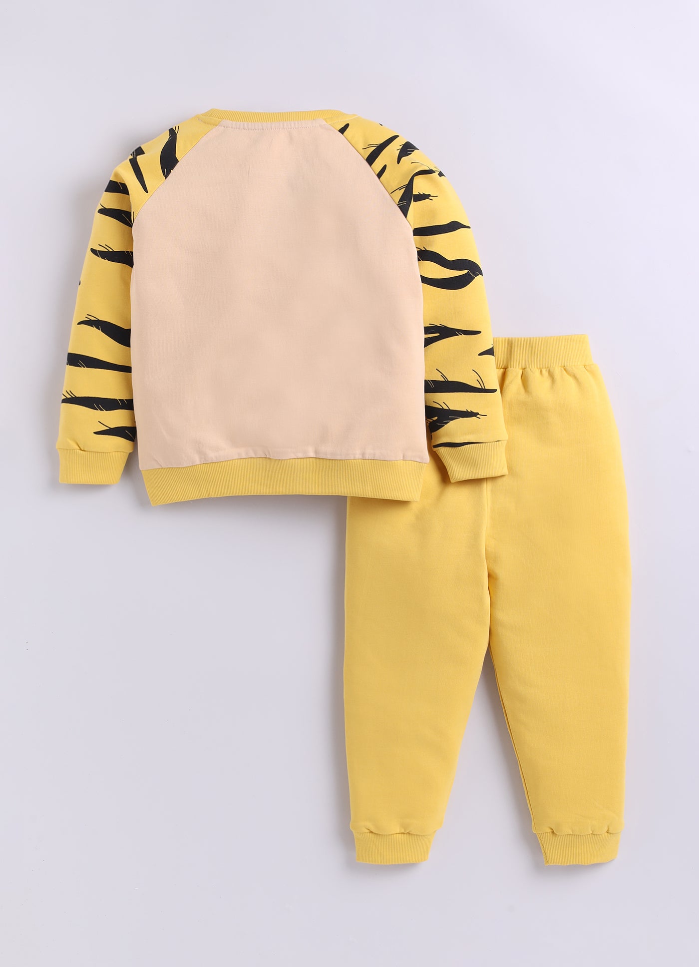 Baby Boys Casual Sweatshirt Track Pants  (MUSTARD YELLOW)