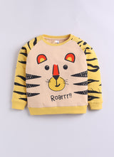 Baby Boys Casual Sweatshirt Track Pants  (MUSTARD YELLOW)