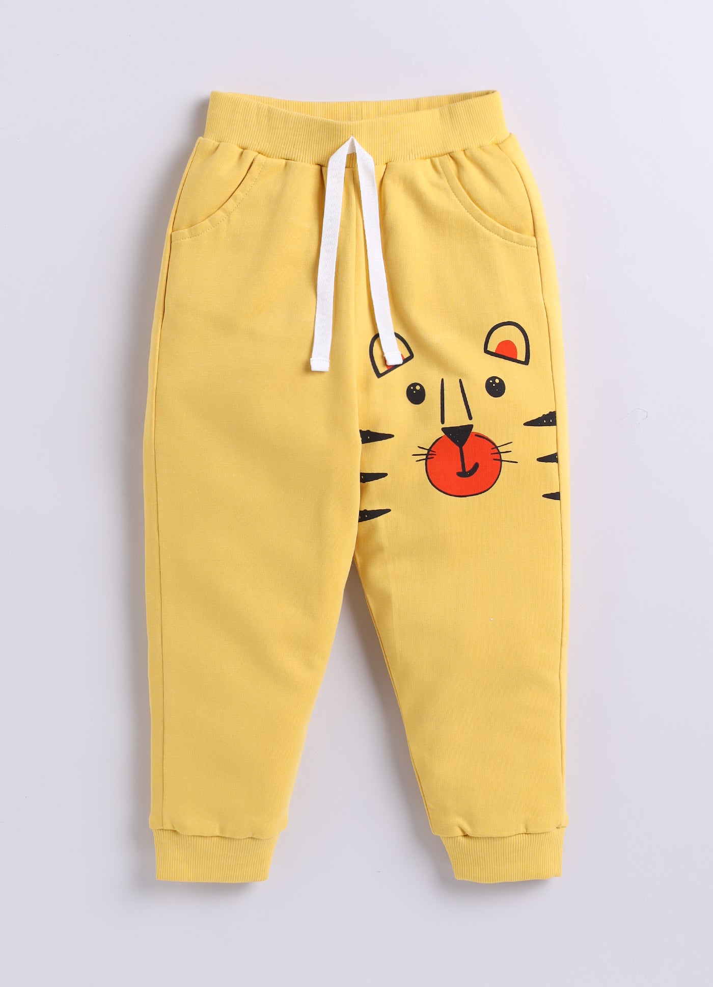Baby Boys Casual Sweatshirt Track Pants  (MUSTARD YELLOW)