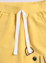 Baby Boys Casual Sweatshirt Track Pants  (MUSTARD YELLOW)