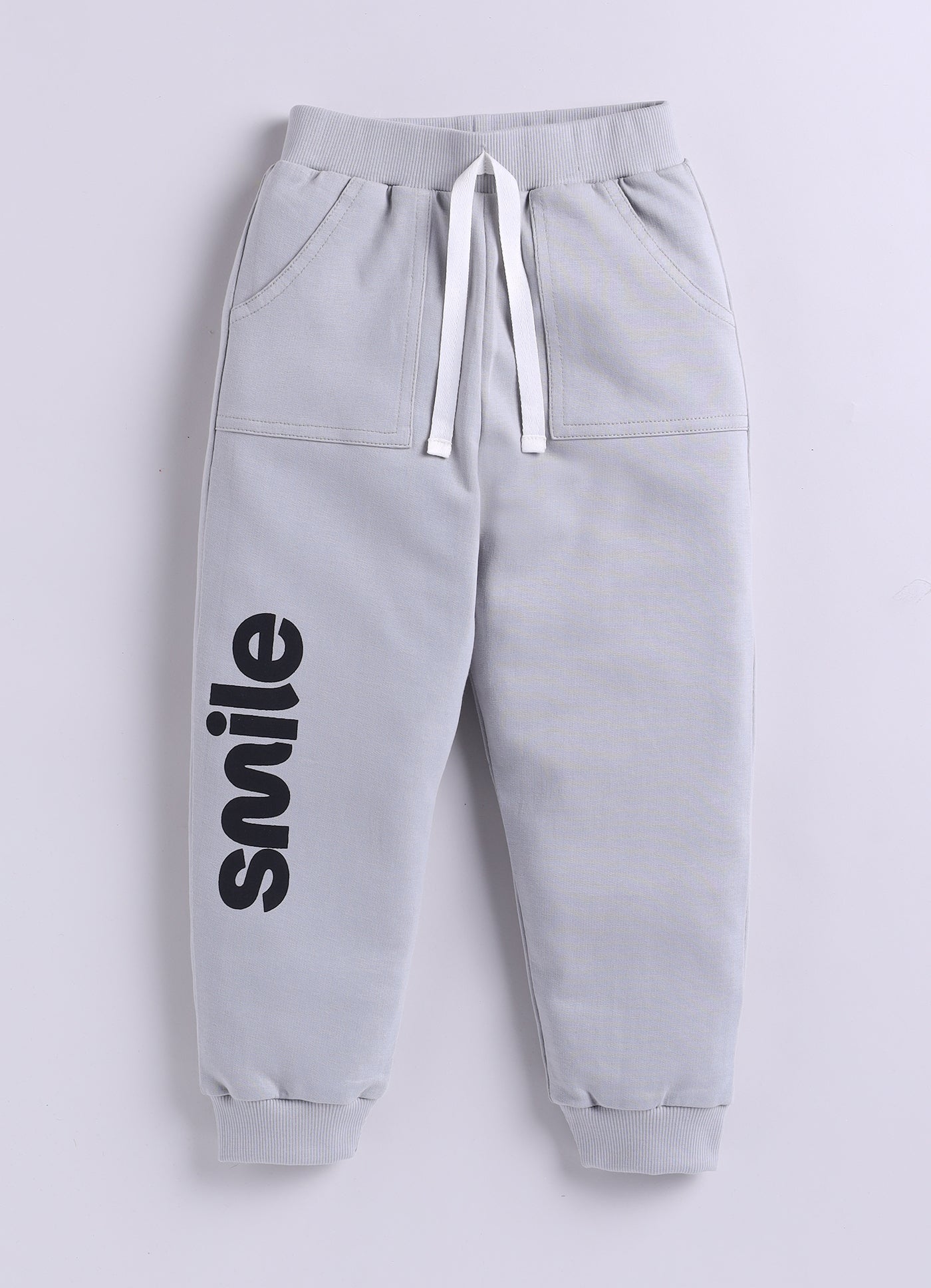 Baby Boys Casual Sweatshirt Track Pants  (BLACK GREY)