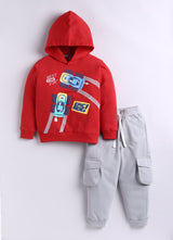Baby Boys Casual Sweatshirt Track Pants  (MULTI)