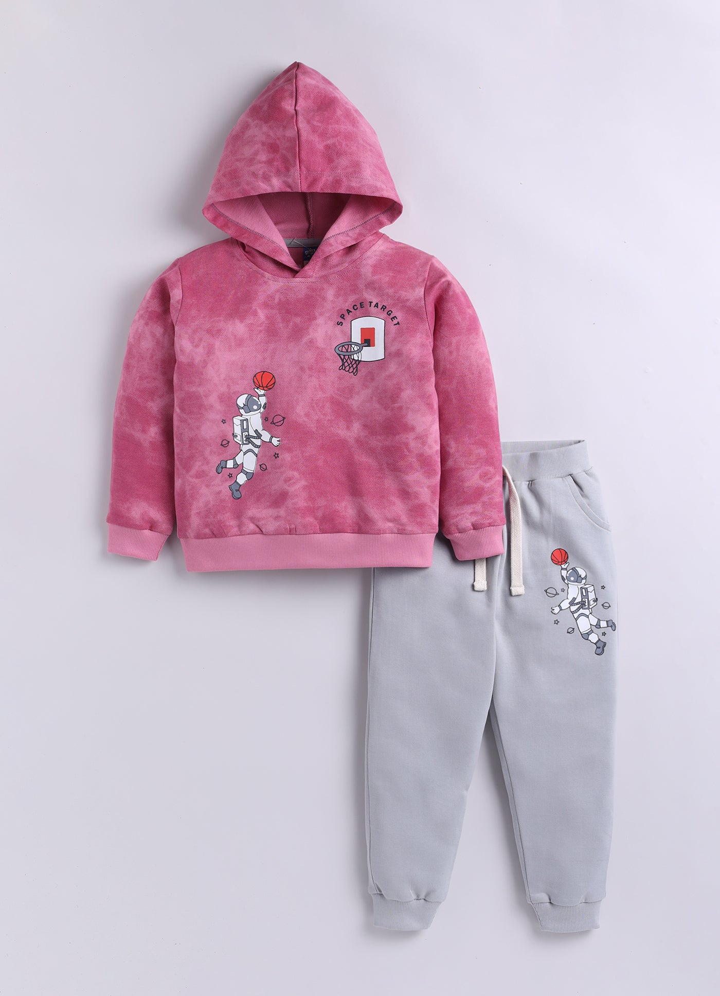 Baby Boys Casual Sweatshirt Track Pants  (PINK)