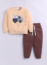 Baby Boys Casual Sweatshirt Track Pants  (MULTI)