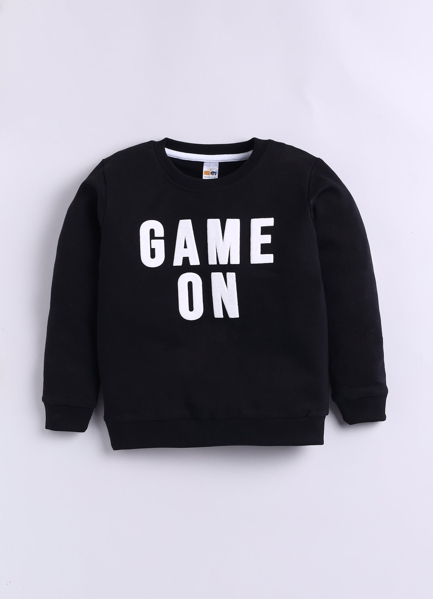 Baby Boys Casual Sweatshirt Track Pants  (Black)