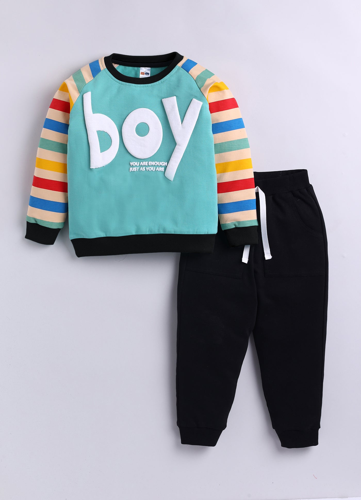 Baby Boys Casual Sweatshirt Track Pants  (MULTI)
