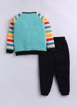 Baby Boys Casual Sweatshirt Track Pants  (MULTI)